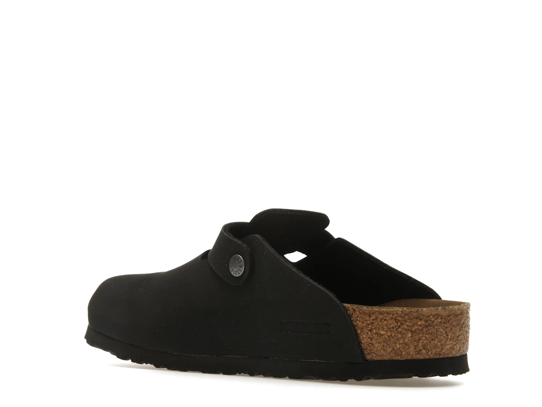 Birkenstock Boston Vegan Birkibuc Black