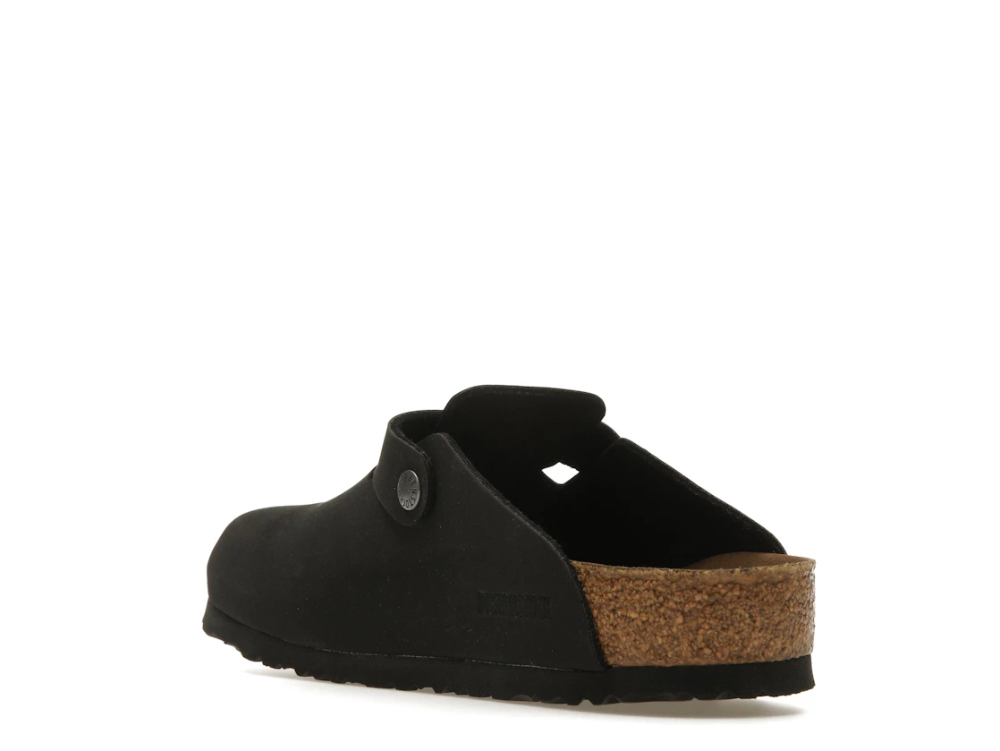 Birkenstock Boston Vegan Birkibuc Black