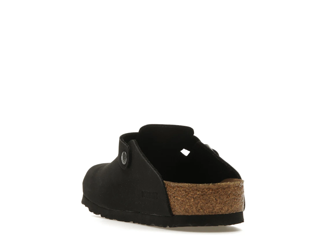 Birkenstock Boston Vegan Birkibuc Black