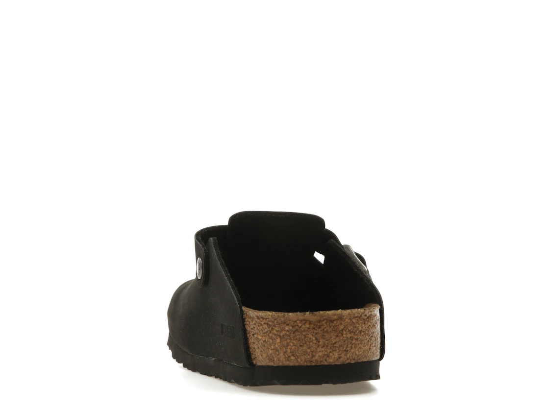 Birkenstock Boston Vegan Birkibuc Black