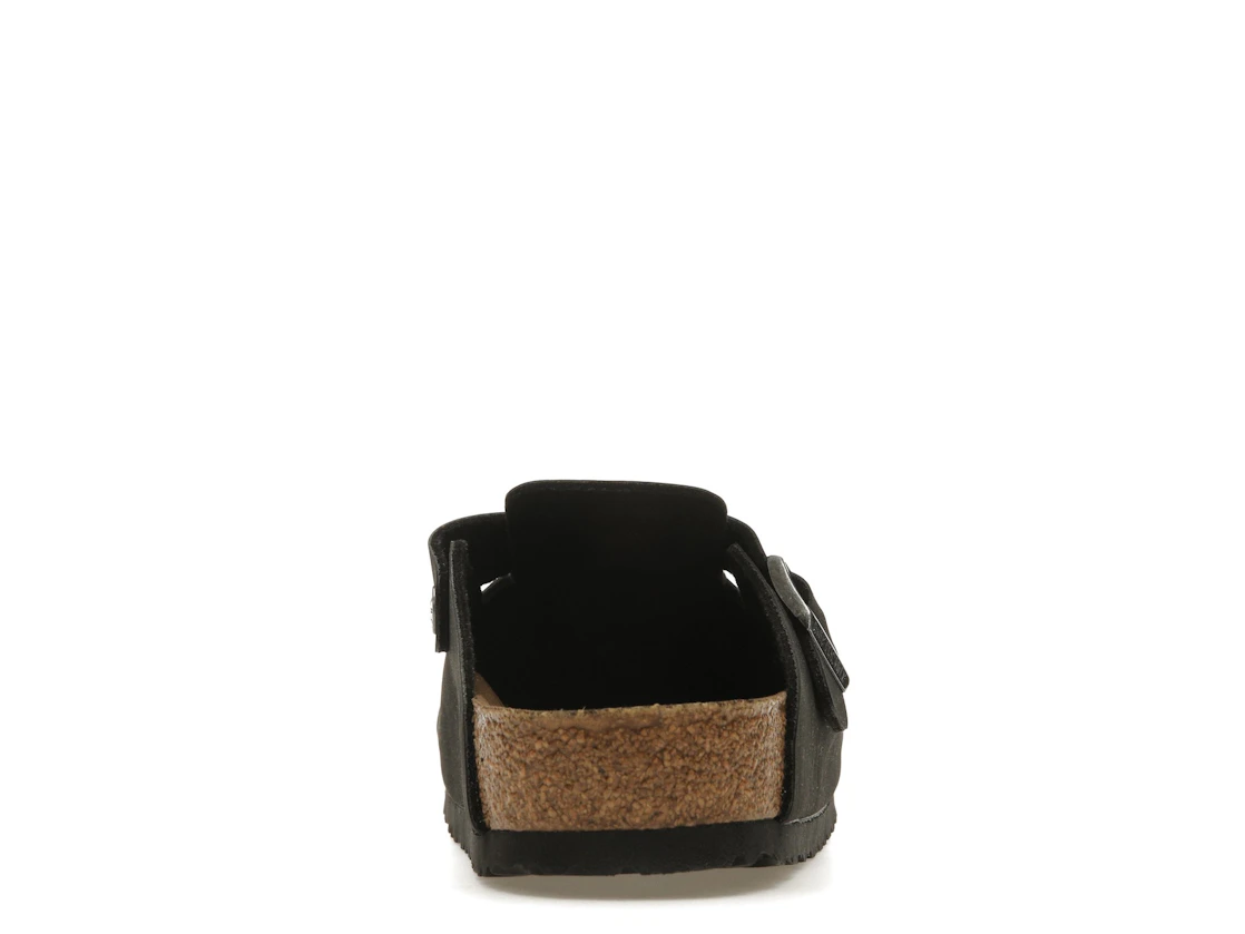 Birkenstock Boston Vegan Birkibuc Black