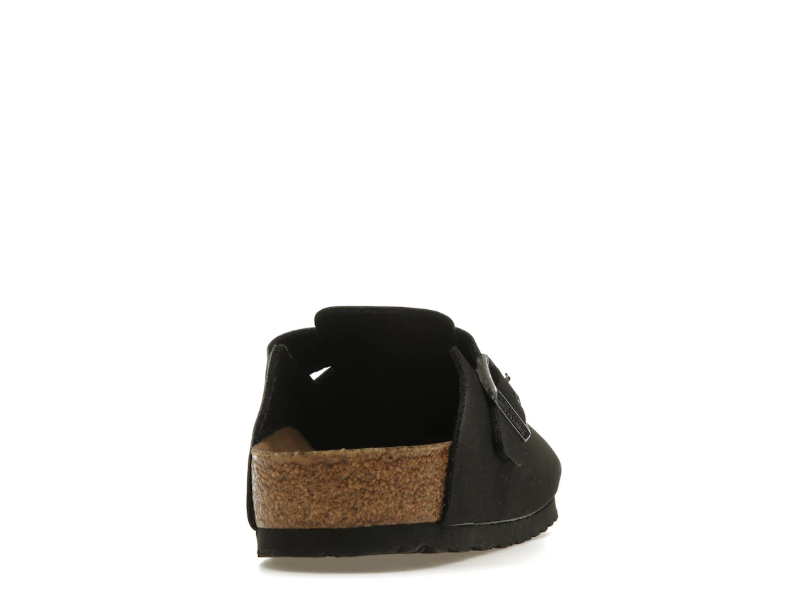 Birkenstock Boston Vegan Birkibuc Black