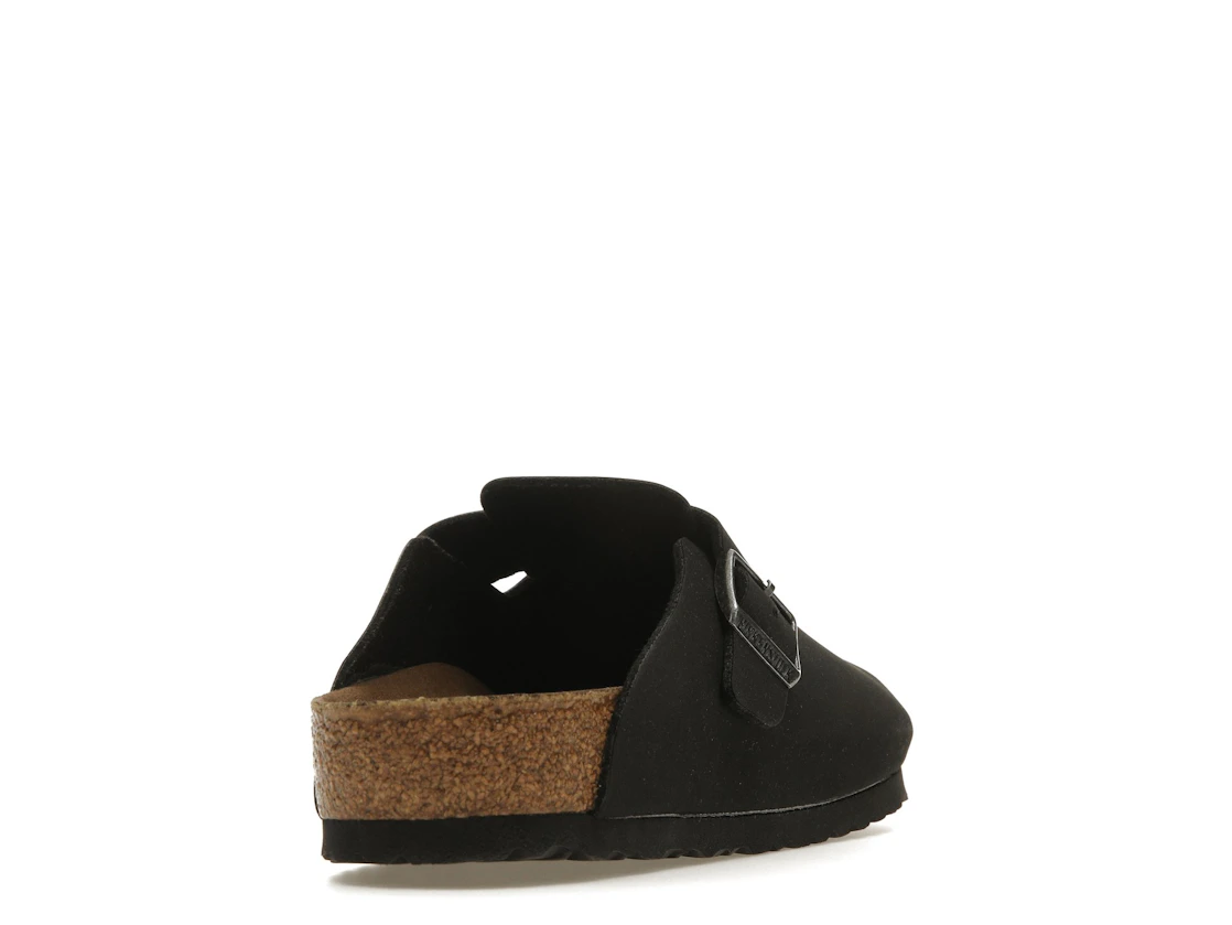 Birkenstock Boston Vegan Birkibuc Black