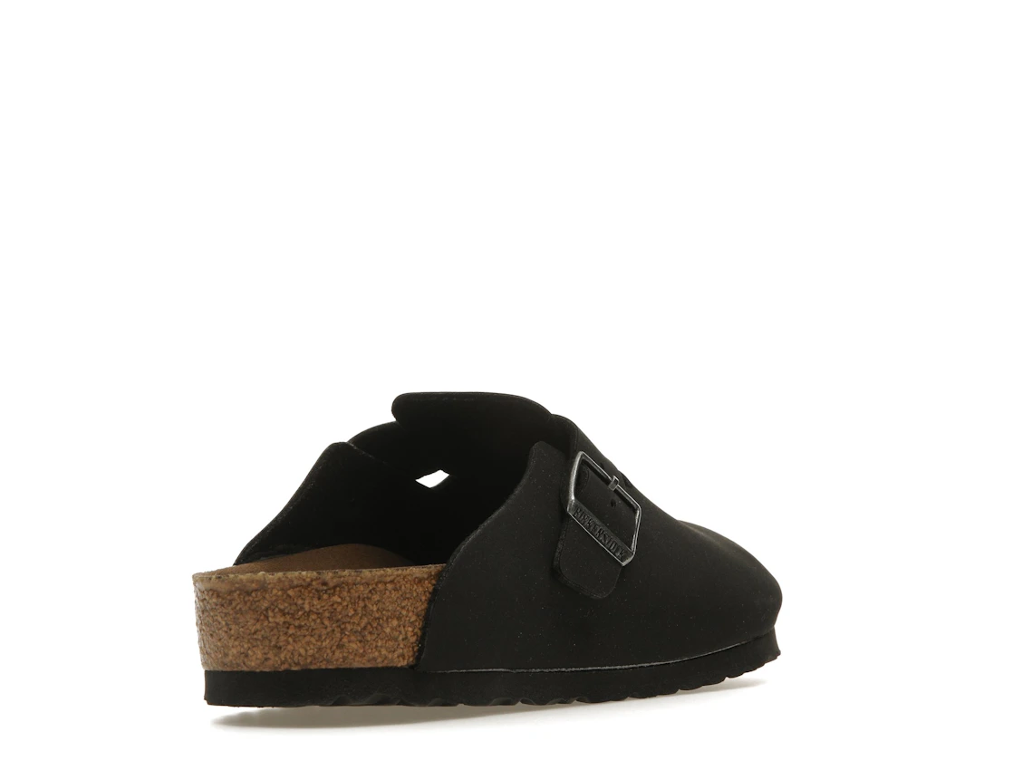 Birkenstock Boston Vegan Birkibuc Black