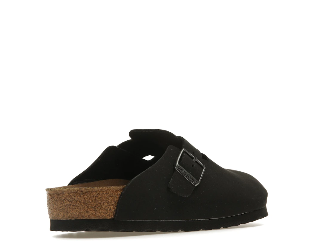 Birkenstock Boston Vegan Birkibuc Black
