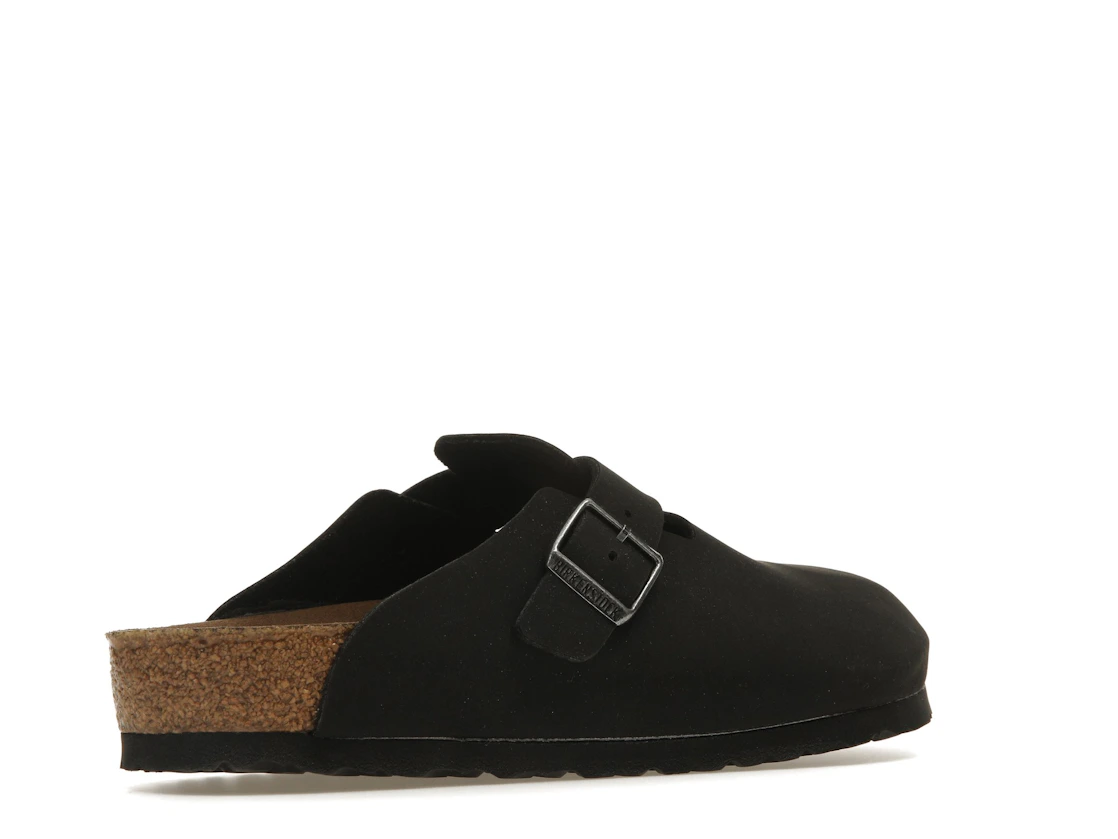 Birkenstock Boston Vegan Birkibuc Black