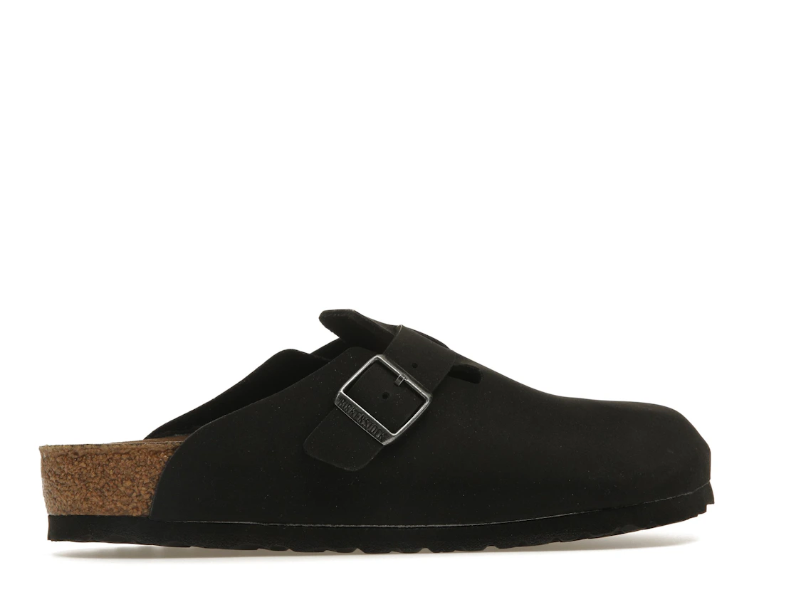 Birkenstock Boston Vegan Birkibuc Black