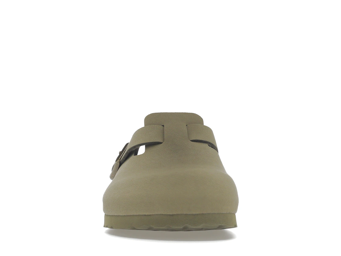 Birkenstock Boston Vegan Birkibuc Khaki