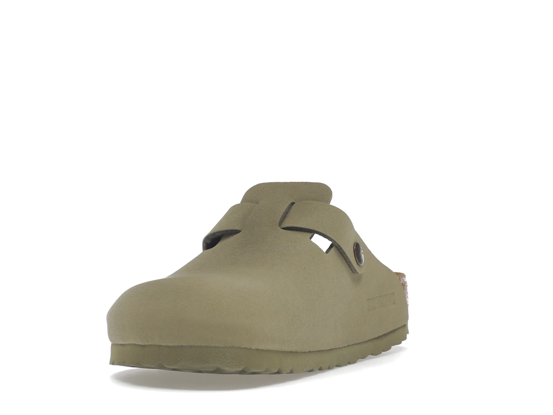 Birkenstock Boston Vegan Birkibuc Khaki