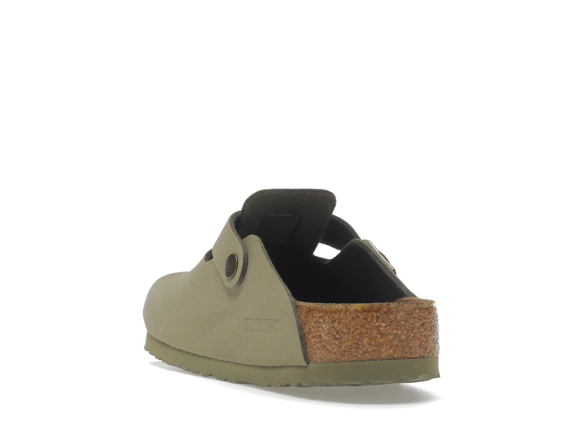 Birkenstock Boston Vegan Birkibuc Khaki