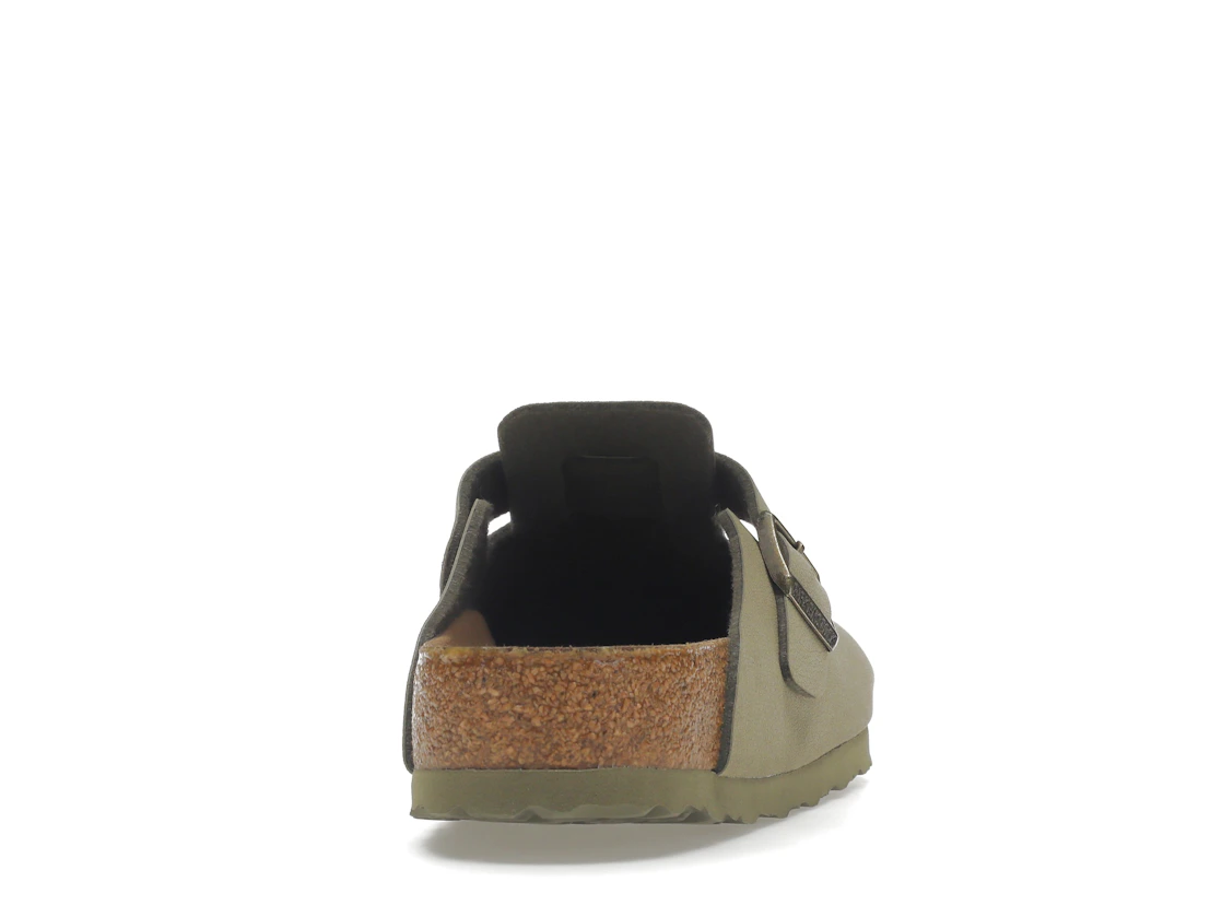 Birkenstock Boston Vegan Birkibuc Khaki