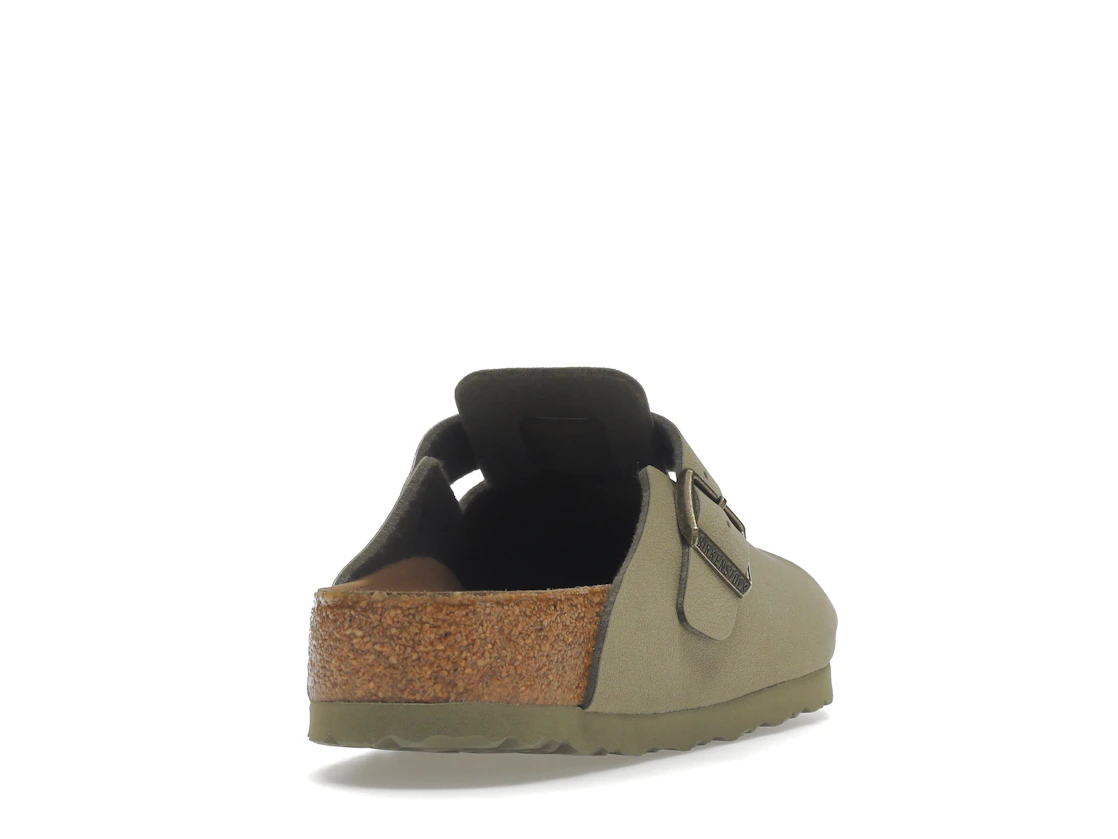 Birkenstock Boston Vegan Birkibuc Khaki