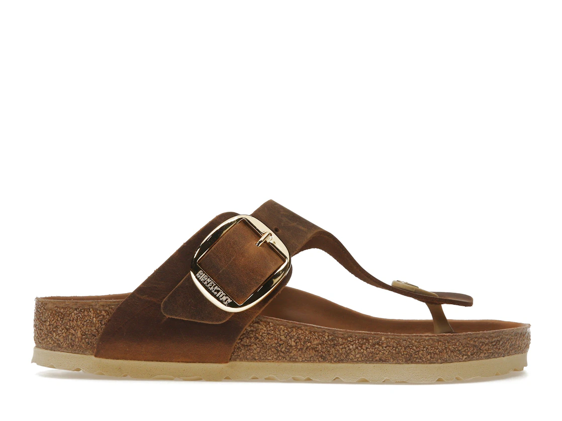 Birkenstock Gizeh Big Buckle Oiled Nubuck Cognac (Women's)