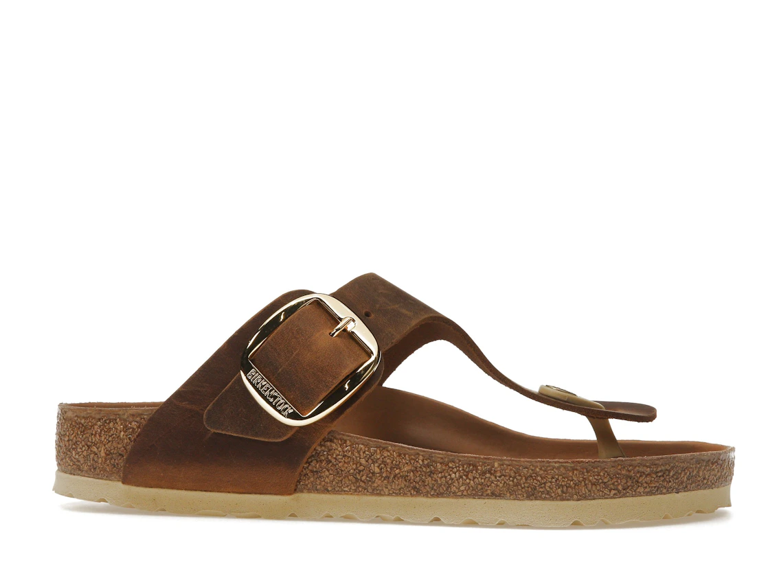 Birkenstock Gizeh Big Buckle Oiled Nubuck Cognac (Women's)