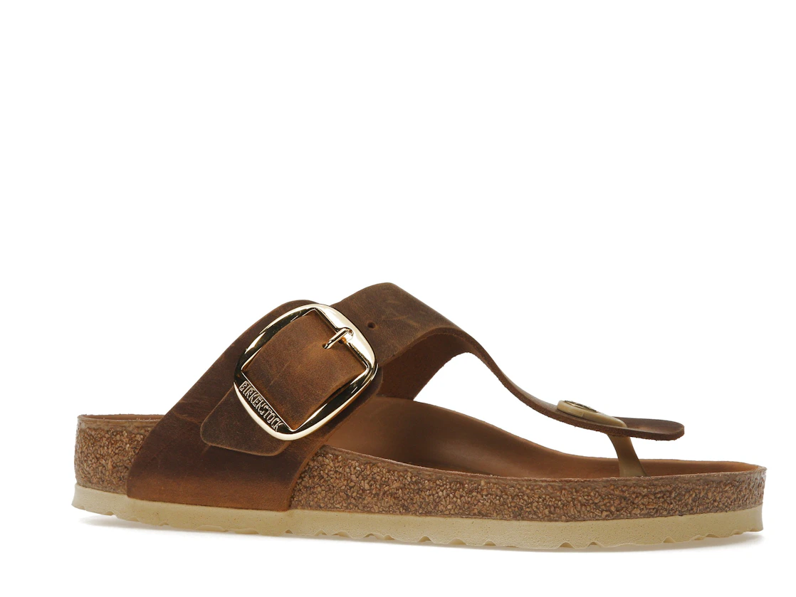 Birkenstock Gizeh Big Buckle Oiled Nubuck Cognac (Women's)
