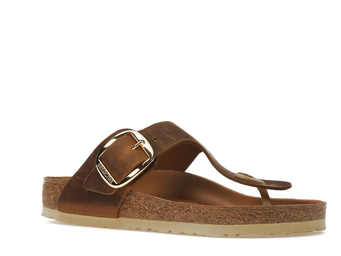Birkenstock Gizeh Big Buckle Oiled Nubuck Cognac (Women's)