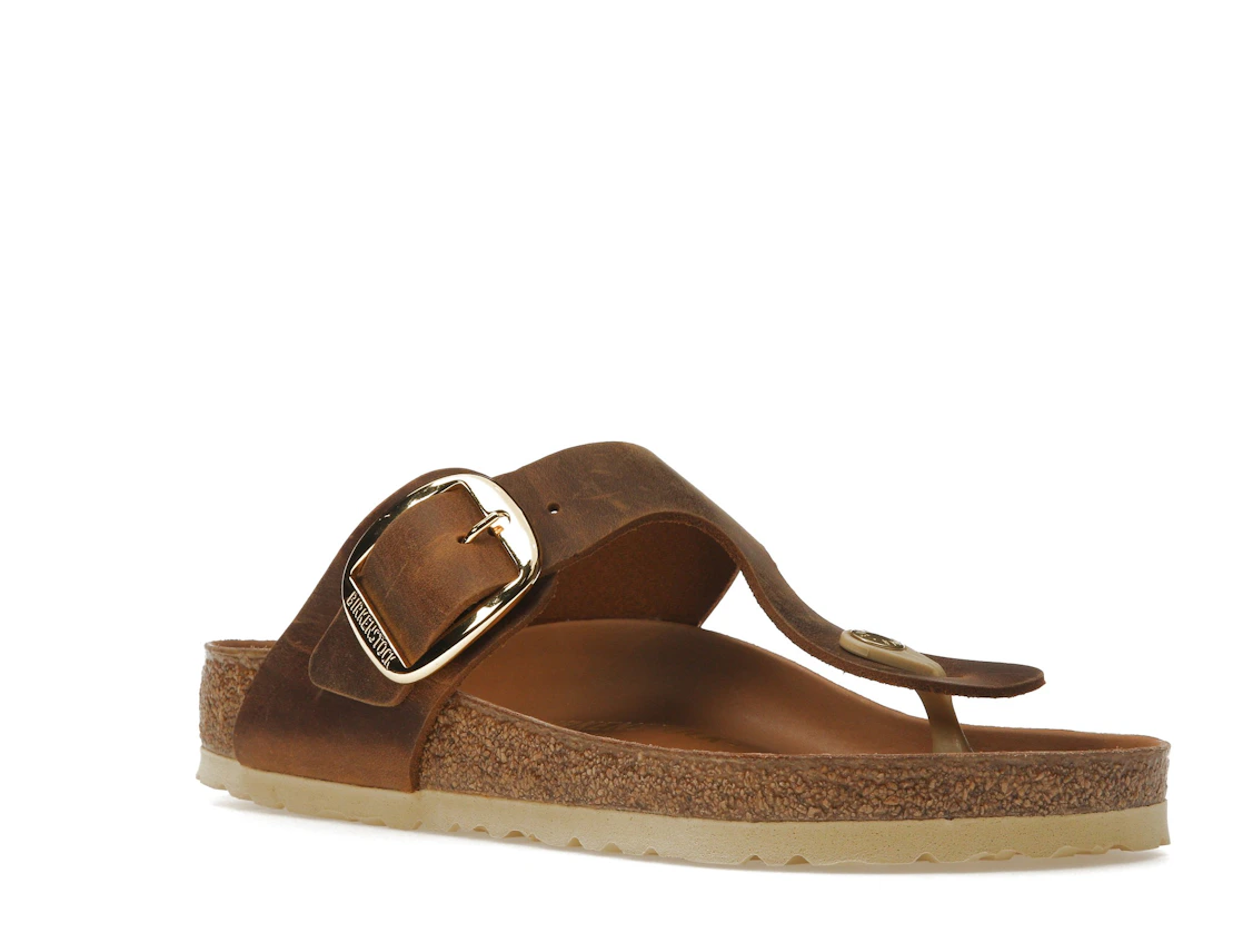 Birkenstock Gizeh Big Buckle Oiled Nubuck Cognac (Women's)