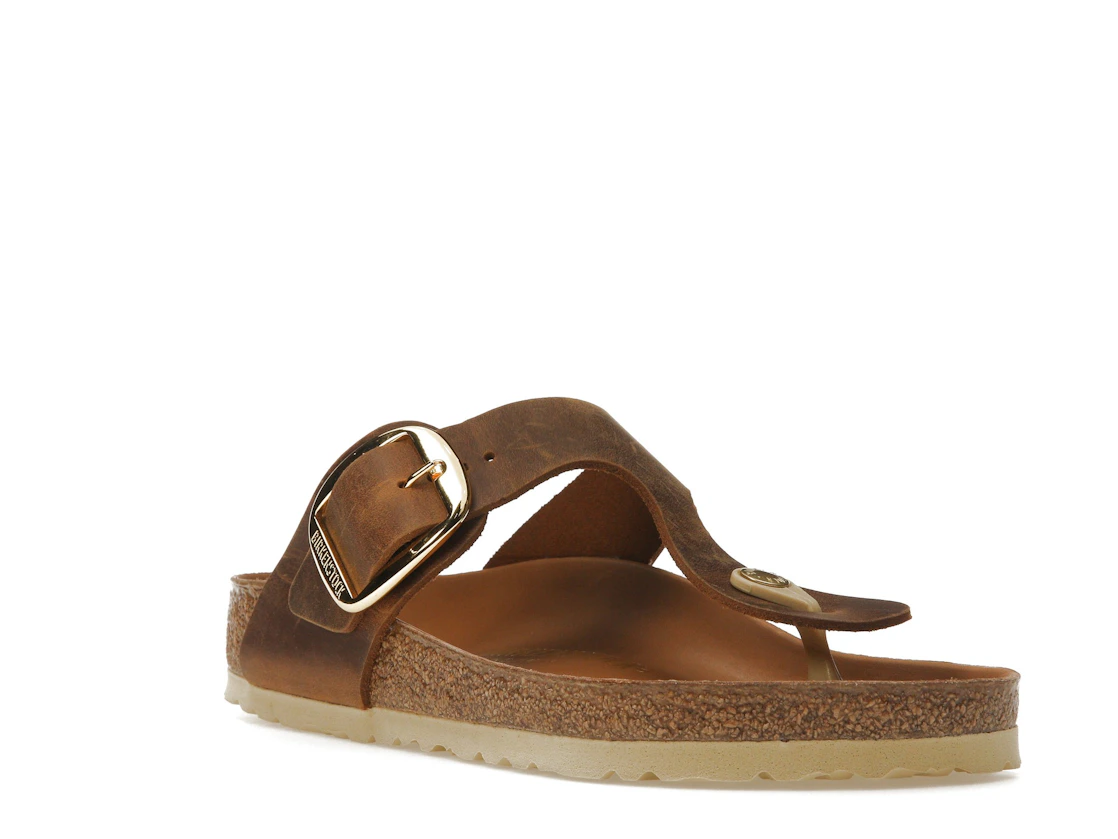 Birkenstock Gizeh Big Buckle Oiled Nubuck Cognac (Women's)