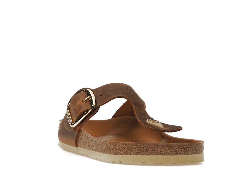 Birkenstock Gizeh Big Buckle Oiled Nubuck Cognac (Women's)