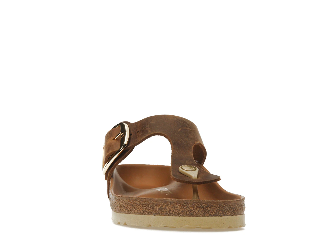 Birkenstock Gizeh Big Buckle Oiled Nubuck Cognac (Women's)