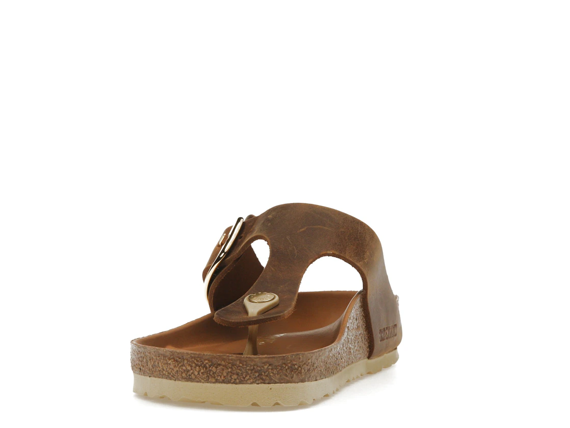 Birkenstock Gizeh Big Buckle Oiled Nubuck Cognac (Women's)