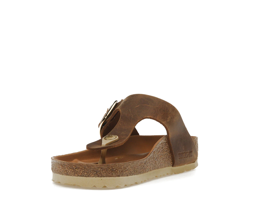 Birkenstock Gizeh Big Buckle Oiled Nubuck Cognac (Women's)