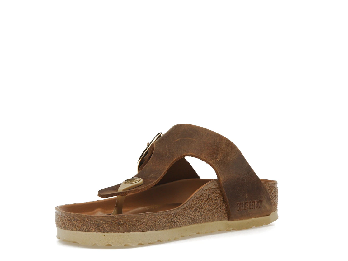 Birkenstock Gizeh Big Buckle Oiled Nubuck Cognac (Women's)