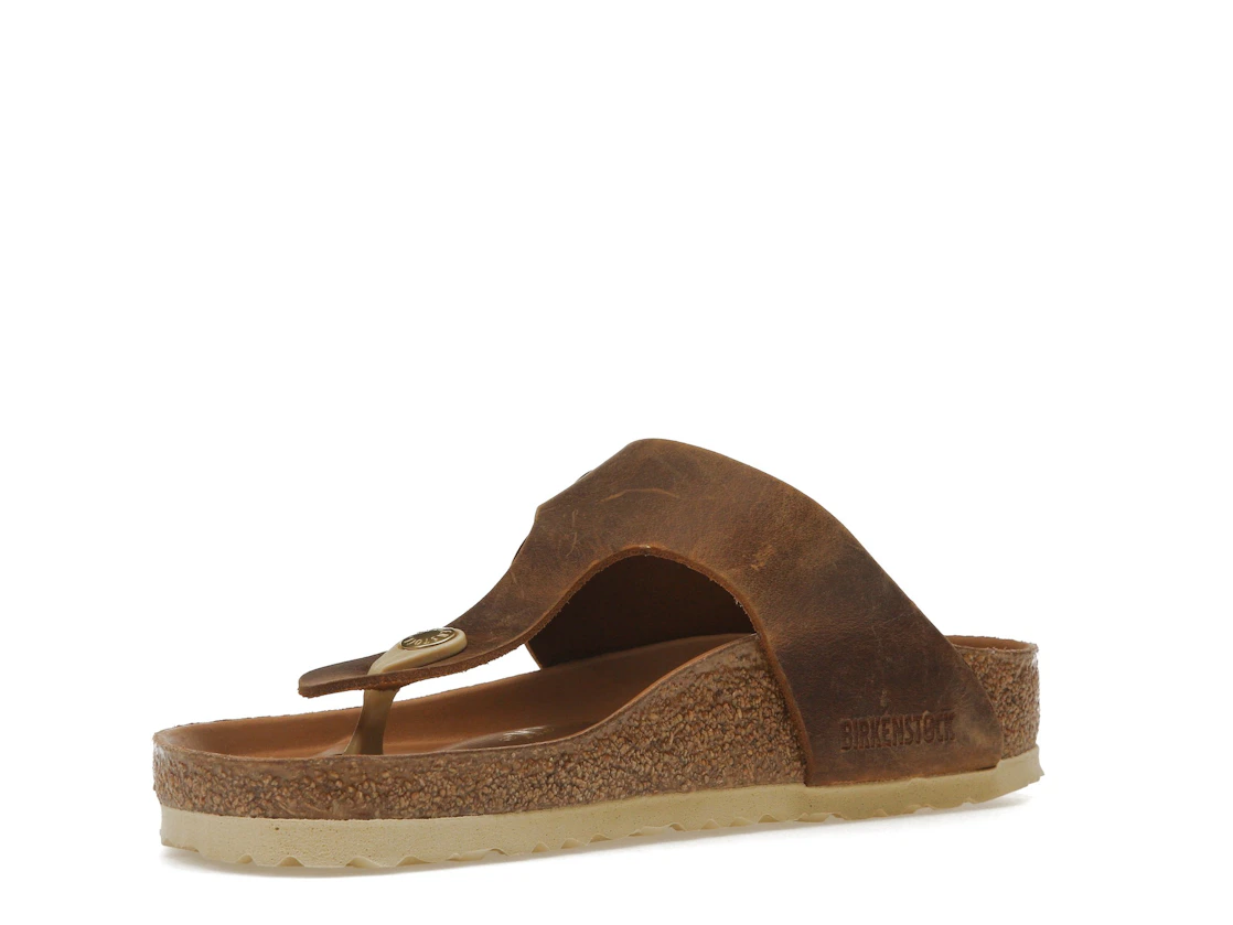 Birkenstock Gizeh Big Buckle Oiled Nubuck Cognac (Women's)