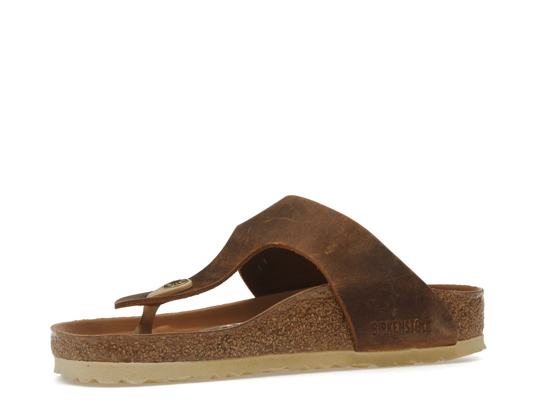 Birkenstock Gizeh Big Buckle Oiled Nubuck Cognac (Women's)