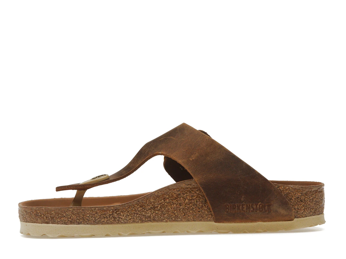 Birkenstock Gizeh Big Buckle Oiled Nubuck Cognac (Women's)
