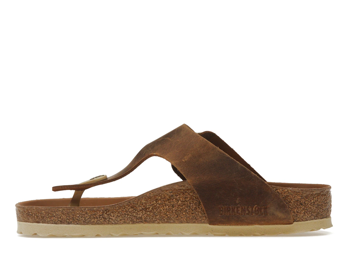 Birkenstock Gizeh Big Buckle Oiled Nubuck Cognac (Women's)