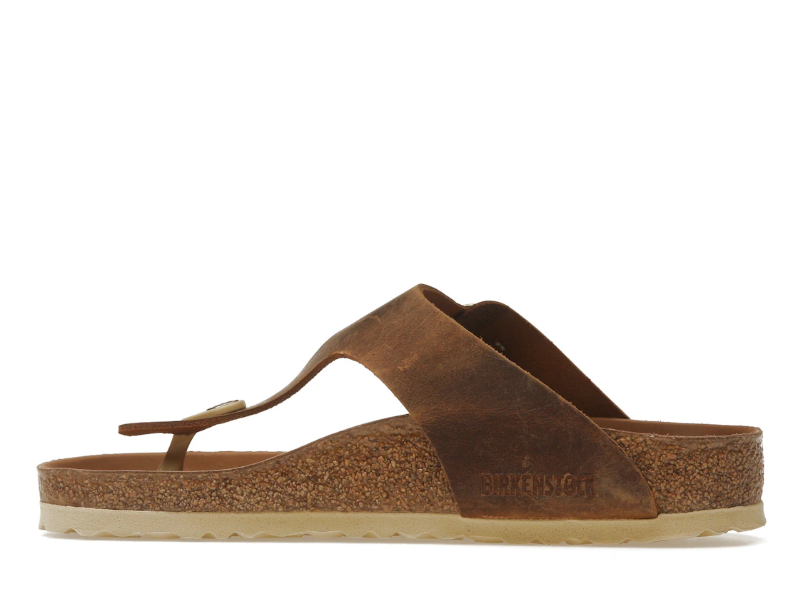 Birkenstock Gizeh Big Buckle Oiled Nubuck Cognac (Women's)