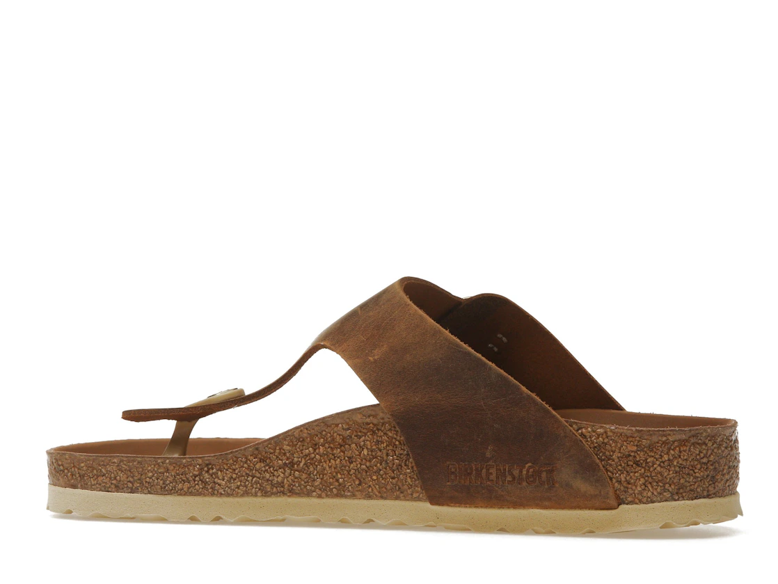 Birkenstock Gizeh Big Buckle Oiled Nubuck Cognac (Women's)