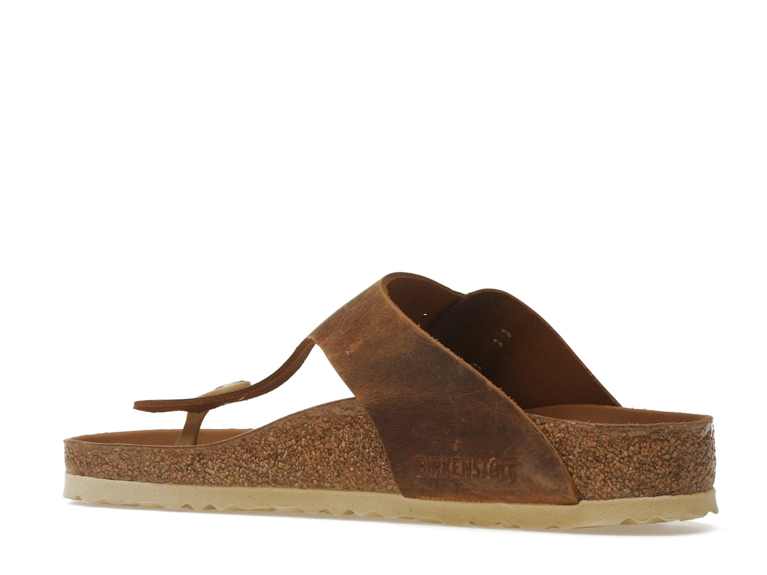 Birkenstock Gizeh Big Buckle Oiled Nubuck Cognac (Women's)