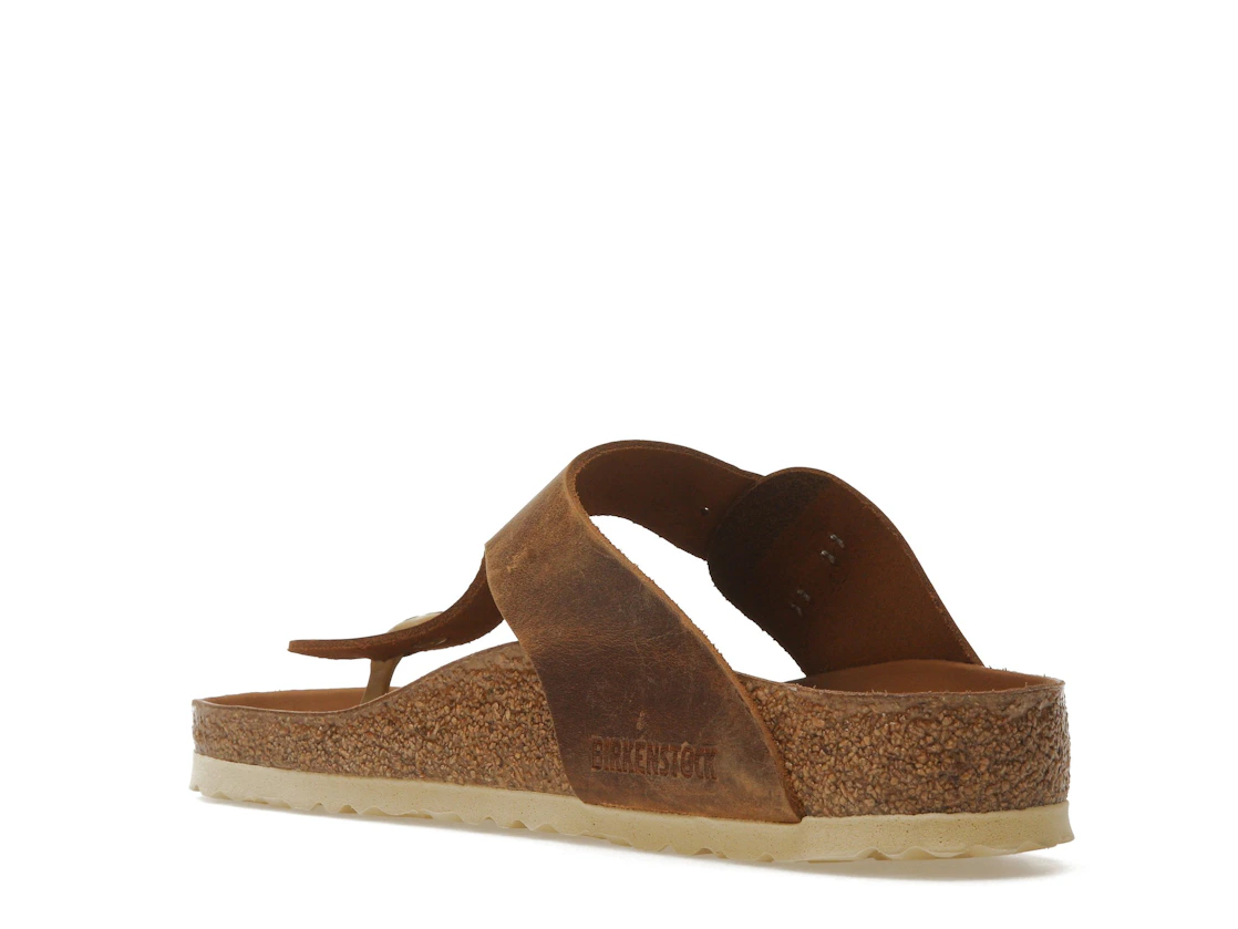 Birkenstock Gizeh Big Buckle Oiled Nubuck Cognac (Women's)