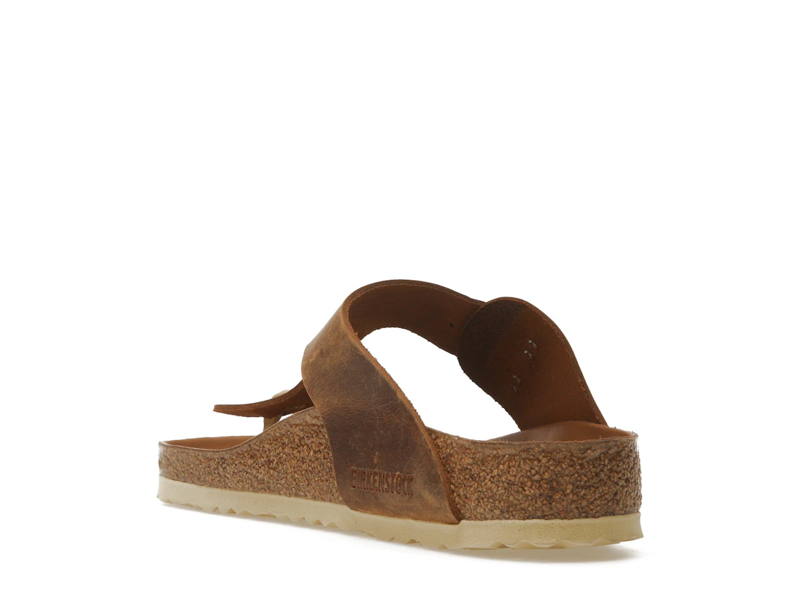 Birkenstock Gizeh Big Buckle Oiled Nubuck Cognac (Women's)