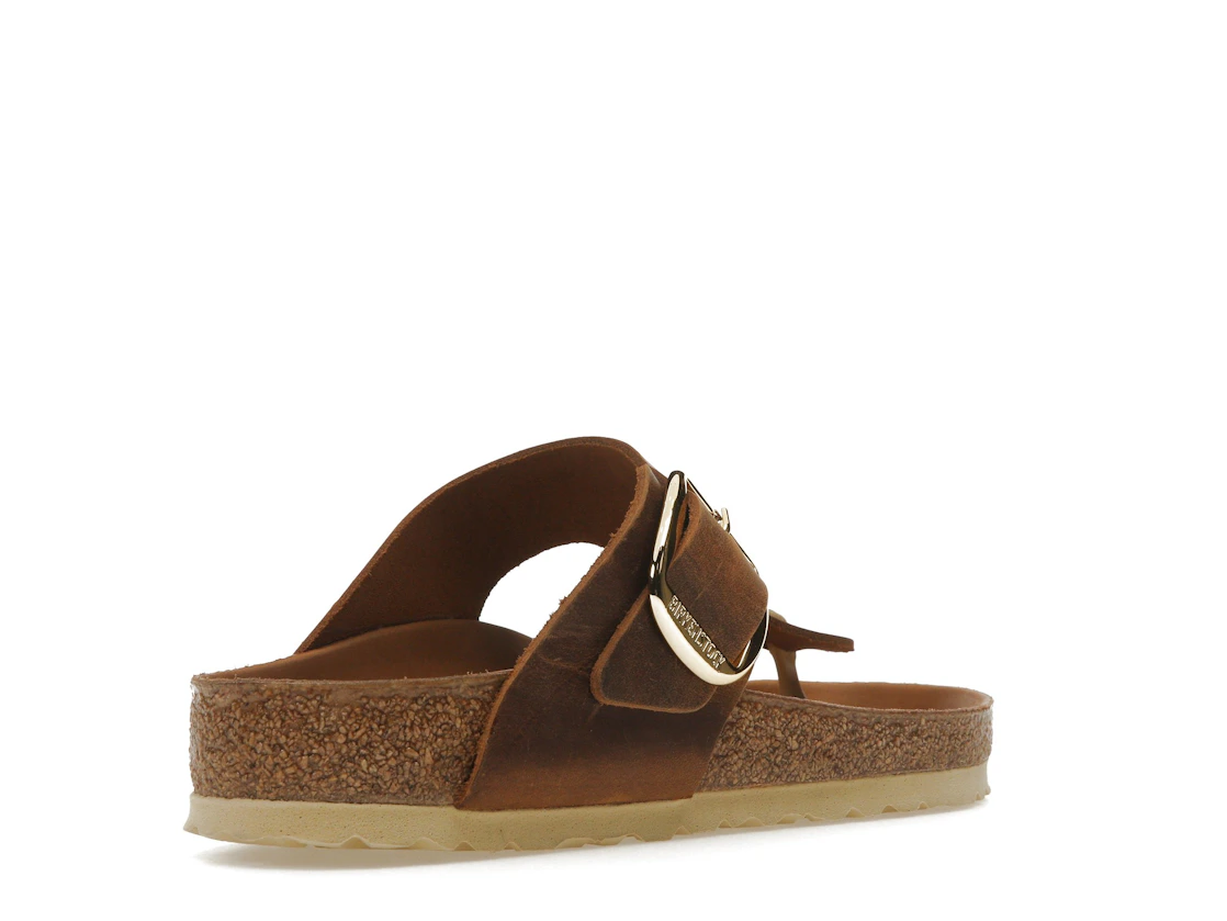 Birkenstock Gizeh Big Buckle Oiled Nubuck Cognac (Women's)