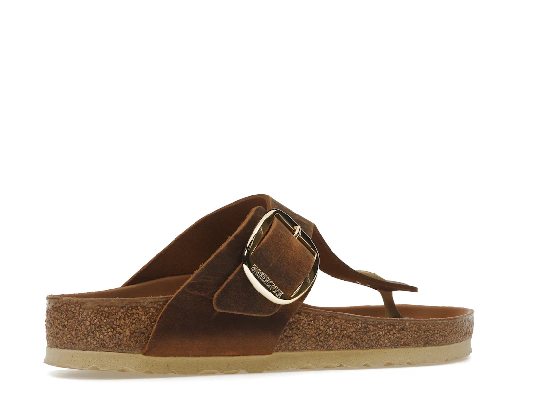Birkenstock Gizeh Big Buckle Oiled Nubuck Cognac (Women's)