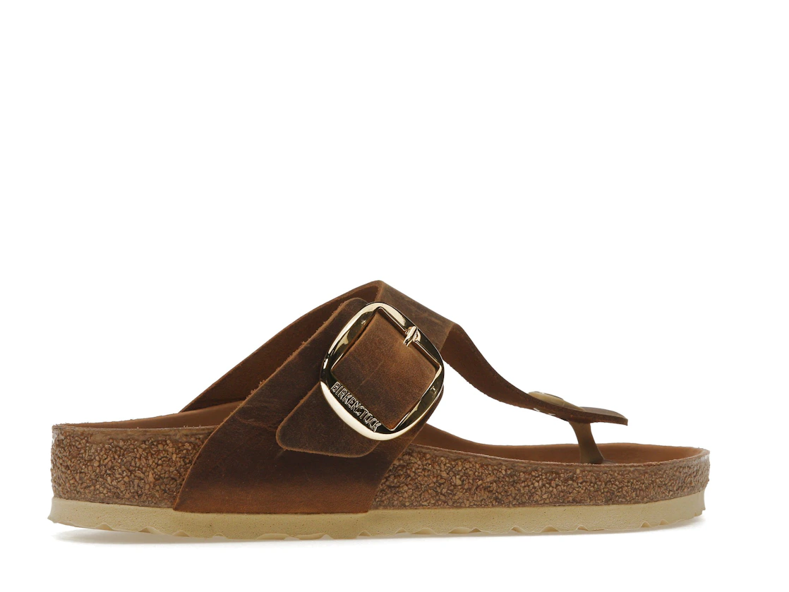 Birkenstock Gizeh Big Buckle Oiled Nubuck Cognac (Women's)