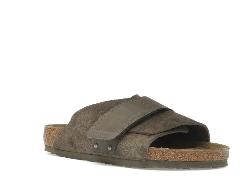 Birkenstock Kyoto Nubuck-Suede Concrete Gray