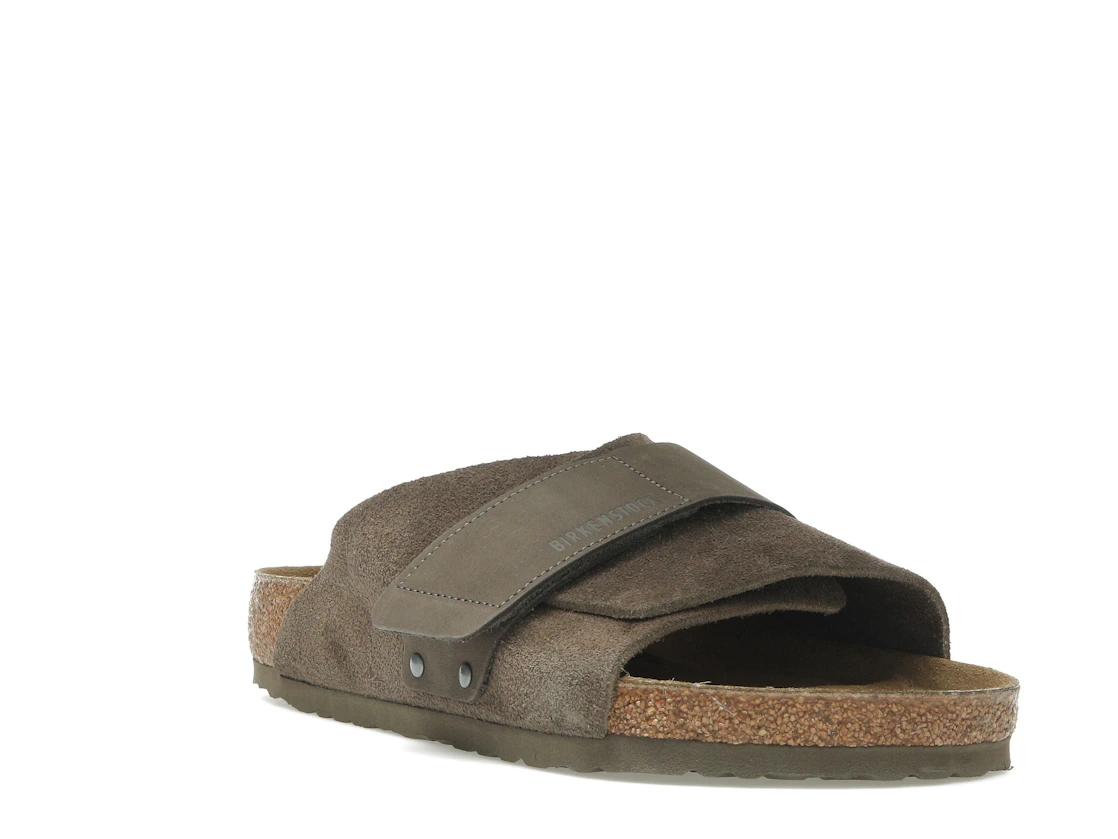 Birkenstock Kyoto Nubuck-Suede Concrete Gray