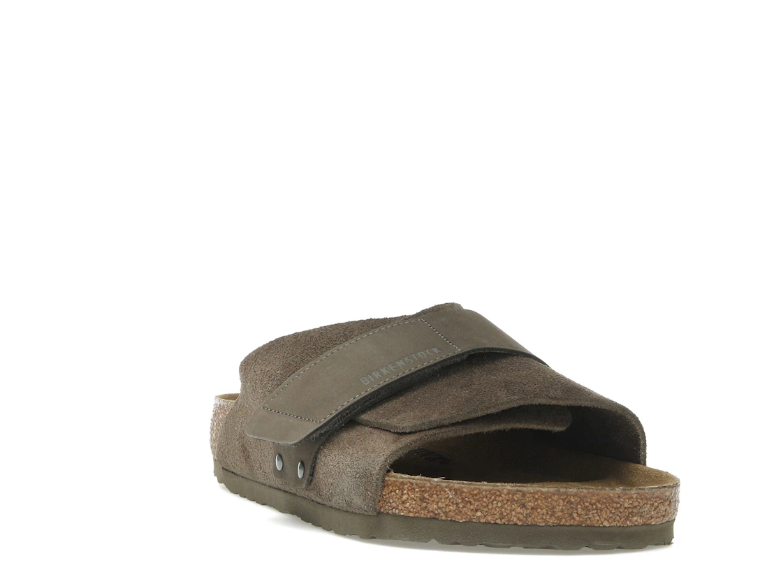 Birkenstock Kyoto Nubuck-Suede Concrete Gray