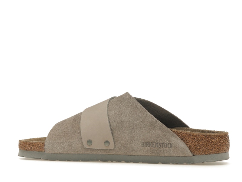 Birkenstock Kyoto Nubuck Suede Stone Coin