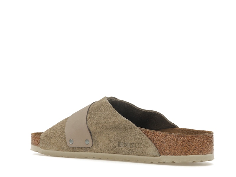 Birkenstock Kyoto Nubuck Suede Taupe