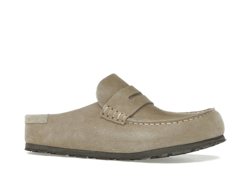 Birkenstock Naples Wrapped Suede Leather Taupe