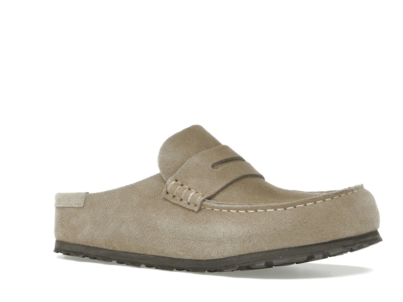 Birkenstock Naples Wrapped Suede Leather Taupe