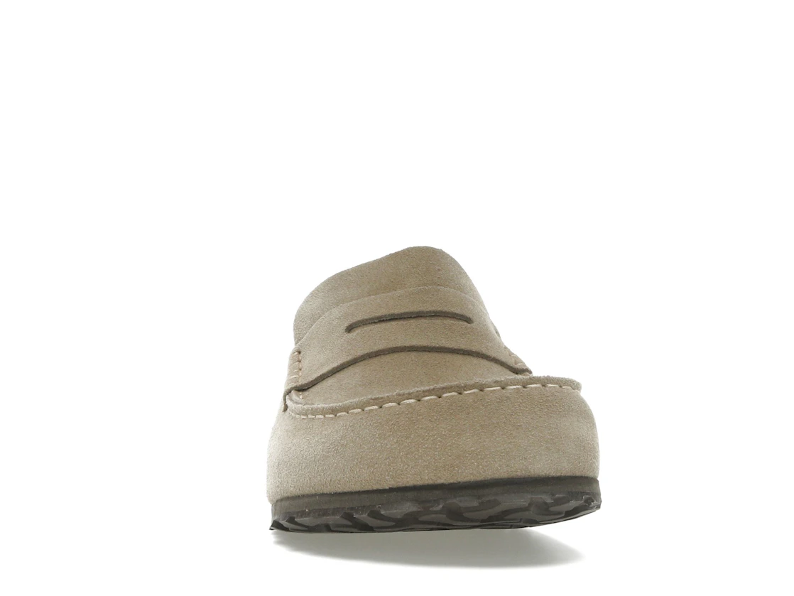 Birkenstock Naples Wrapped Suede Leather Taupe