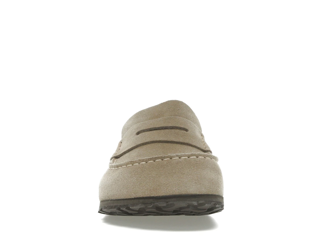 Birkenstock Naples Wrapped Suede Leather Taupe