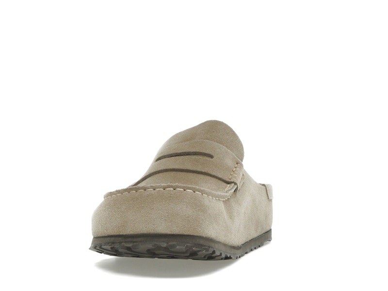 Birkenstock Naples Wrapped Suede Leather Taupe