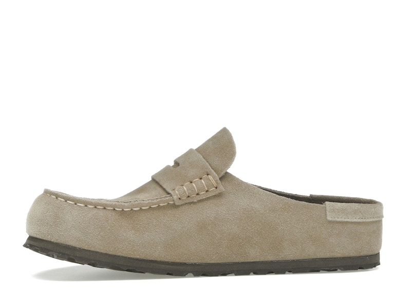 Birkenstock Naples Wrapped Suede Leather Taupe